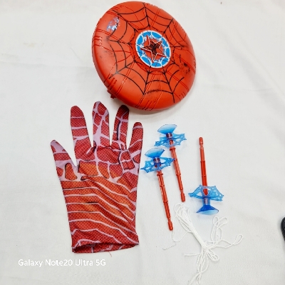 Picture of Spiderman Toy for Kids (Web-shooter Set with Spiderman Gloves) Kids Birthday Gifts