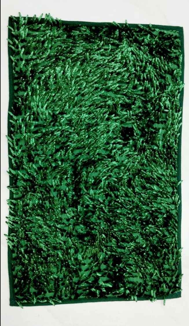 Picture of Mokmol Bedroom Soft Stylish Floor Mat Anti SIlip- Paposh 1 pcs Super Absorbent Door Mat Non-slip Bathroom Carpet Soft Fur Carpet Fluffy Rugs door mat Random colour