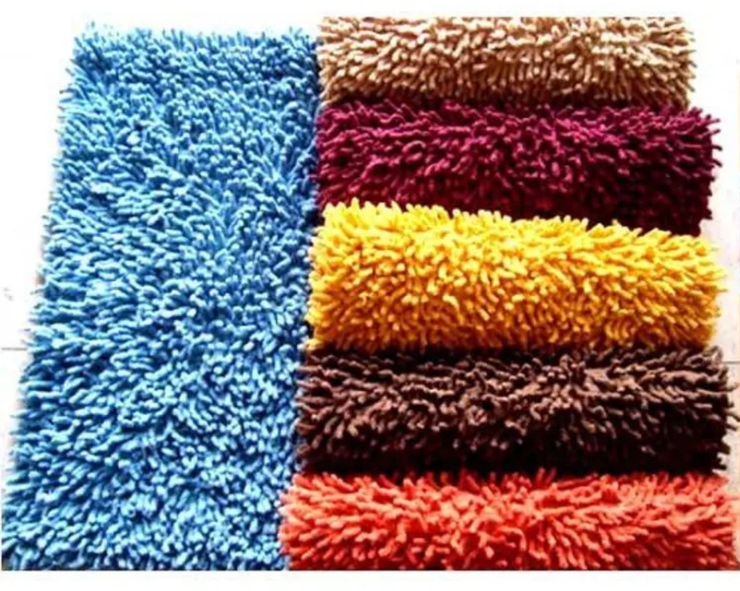Picture of Mokmol Bedroom Soft Stylish Floor Mat Anti SIlip- Paposh 1 pcs Super Absorbent Door Mat Non-slip Bathroom Carpet Soft Fur Carpet Fluffy Rugs door mat Random colour