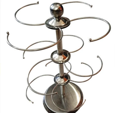 Picture of Organize bangles stand steel bangle organizer Rotation bracelet rack Stainless steel Churi alna Jewellery