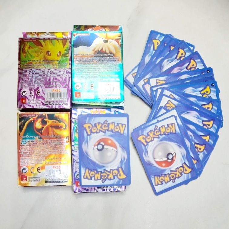 Picture of Pokemon Trading Card Game Cards For Kids Gift 100 peces for babys