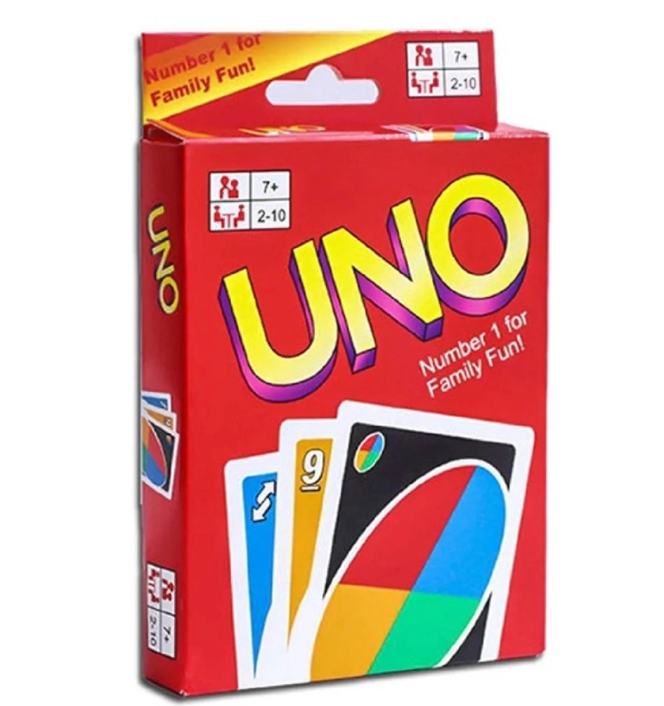 Picture of UNO Card Big Size-108 Pcs NWW  UNO card game/Uno Card Game - Multi Color/Uno Number 1 for Family Fun! Card Game Family Children Friends Playing Fun Cards