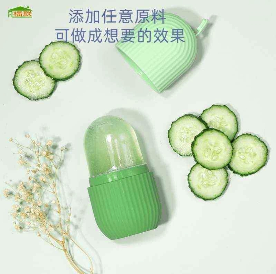 Picture of 💥𝐒𝐢𝐥𝐢𝐜𝐨𝐧 𝐈𝐜𝐞 𝐅𝐚𝐜𝐞 𝐑𝐨𝐥𝐥𝐞𝐫💥 lce Roller For Face, Beauty Facial Massage lceRoller, Glow Cube lce Roller for Face, Skin CareTools for Eye Wrinkles, Acne Puffiness Relief