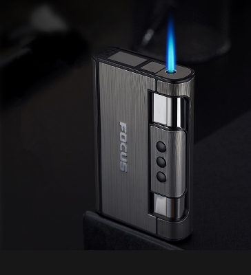Picture of Gas Lighter Inside Cigarete Box Case Cigaretes Holder Automatic Storage Box new model