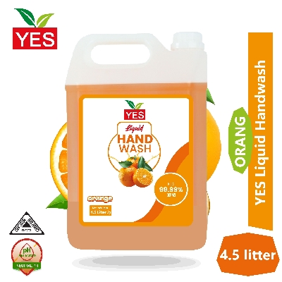 Picture of Yes Hand wash Liquid Orange  4.5Ltr & Mr Boss Glass Cleaner Spray + Refill 350ml (Combo)