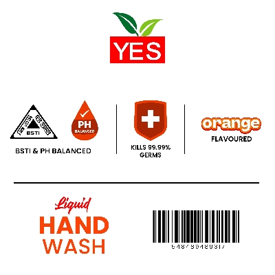 Picture of Yes Hand Wash Liquid Orange - 250ml (12 Pcs Pack)