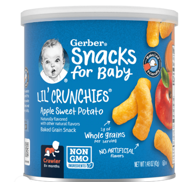 Picture of Gerber Snacks for bay Apple Sweet potato 42gm product of USA