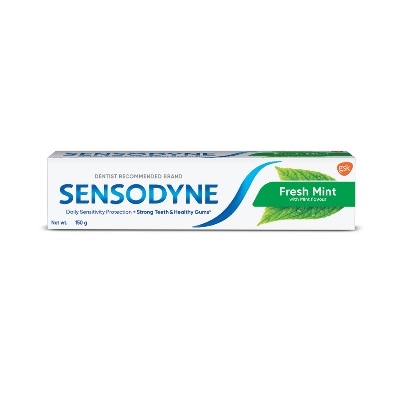 Buy Sensodyne Toothpaste Freshmint 150gm keeps mouth fresh & clean with 24/7 sensitivity protection at best price in Bangladesh 