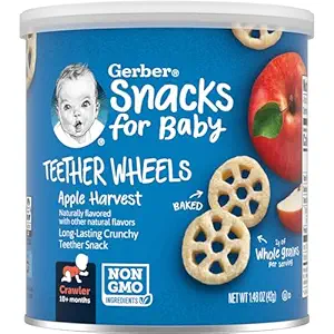 Picture of Gerber Snacks for bay Apple Harvest 42gm product of USA