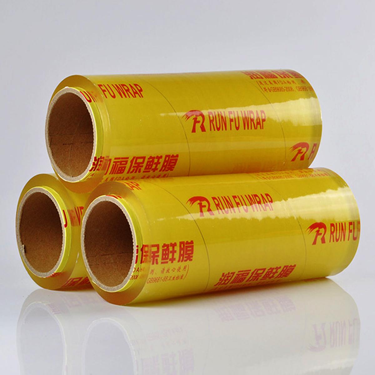 Picture of Food Grade Poly Roll 12 Inch Wrapping Poly/Pvc Cling Film - Keep Your Food Fresh With This Quality Cling Film