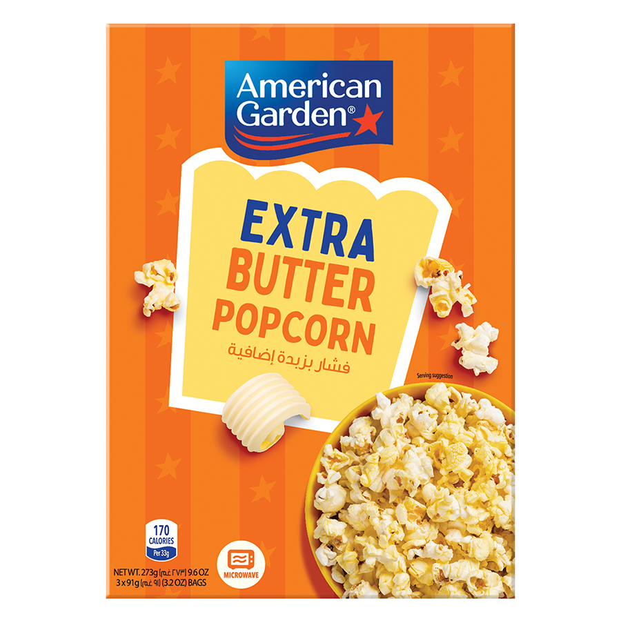 Picture of American garden Extra Butter Popcorn 273gm
