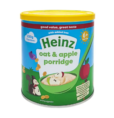 Picture of Heinz oat & apple Porridge 6+ Months 220gm product of UK