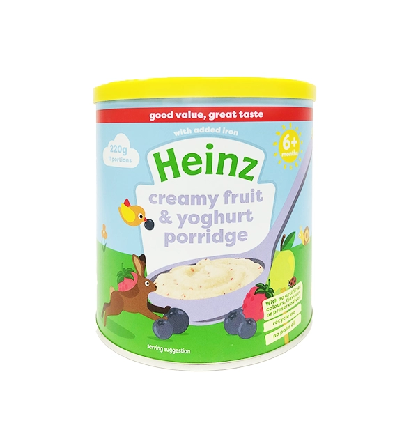 Picture of Heinz Creamy Fruit & Yoghurt Porridge 6+ Months 220gm product of UK