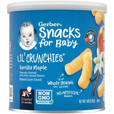 Picture of Gerber Snacks for bay Vanilla Maple 42gm product of USA