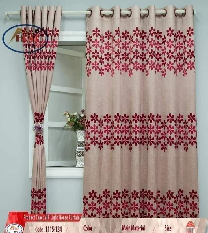 Picture of Unique design Curtains for door and window ( 5 kuchi porda 84/48 inchi