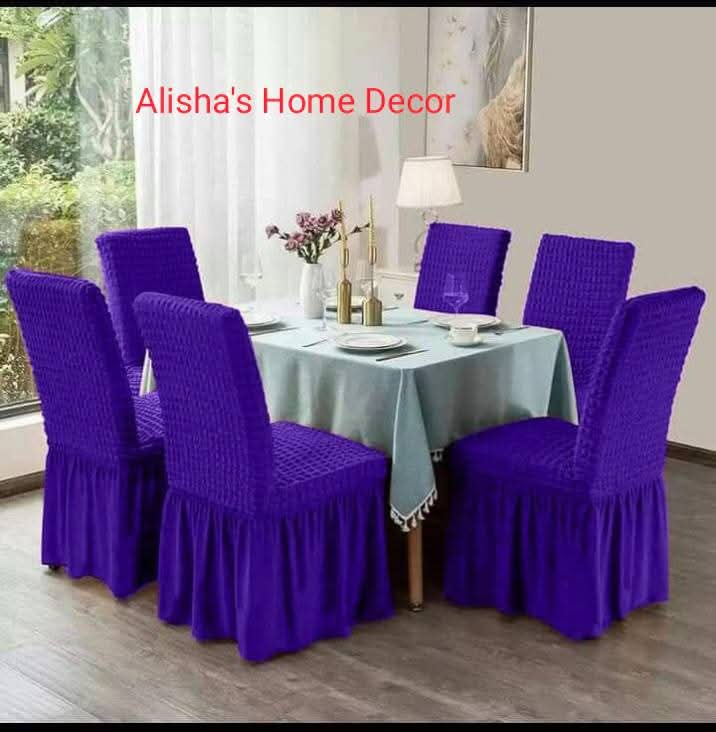 Picture of new premium quality turkey fabric elastic Chair cover(6piece set)