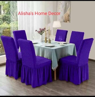 Picture of new premium quality turkey fabric elastic Chair cover(6piece set)