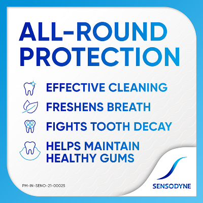 Buy Sensodyne Toothpaste Fresh Gel 150gm Contains fluoride to prevent caries, keeps mouth fresh & clean at best price in Bangladesh 