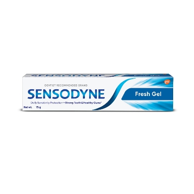 Buy Sensodyne Toothpaste Fresh Gel 75gm Contains fluoride to prevent caries, keeps mouth fresh & clean at best price in Bangladesh 