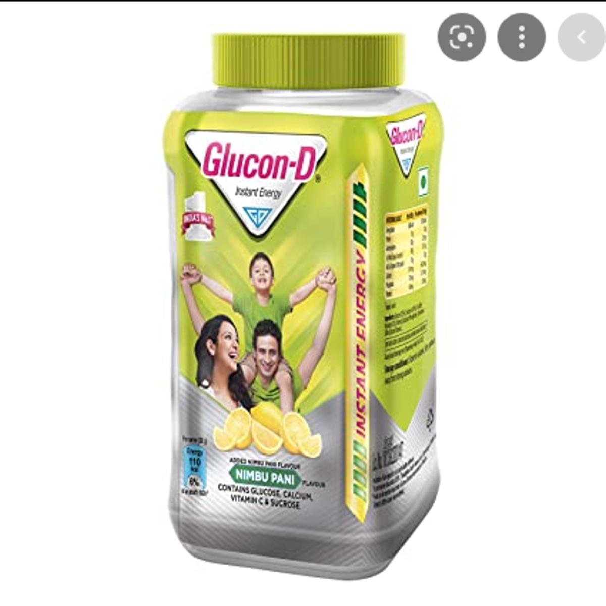 Picture of Glucon D Instant Energy Health Drink Nimbu Pani - 400gm Jar