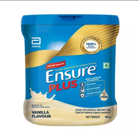 Picture of Ensure Plus Drink Powder Vanilla Flavour 375 gm