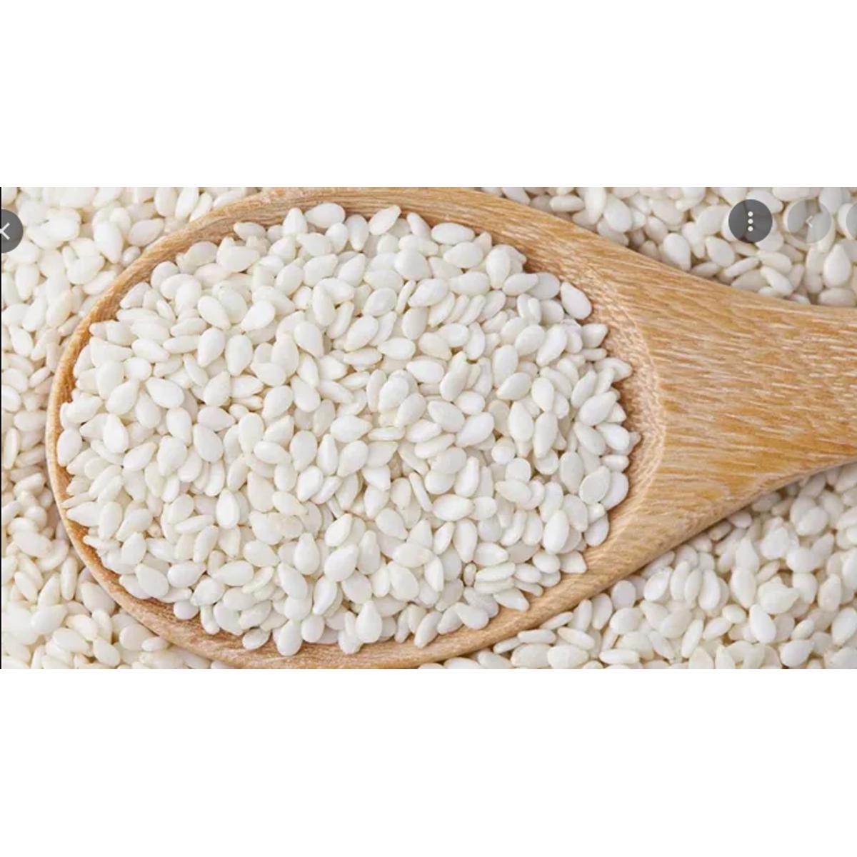 Picture of White Sesame Seeds White Til Sada Til (premium quality) - 500Gm