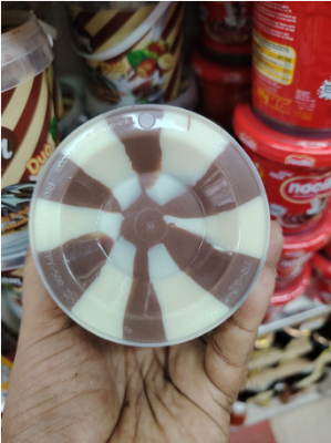 Picture of FABILEM DUO HAZELNUT CREAM WITH COCOA & MILK CREAM SPREAD 350g