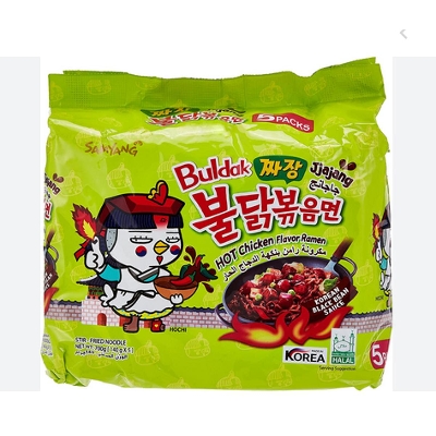 Picture of JJAJANG BULDAK Spicy Black Bean Roasted Chicken Ramen 700gm