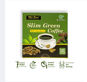 Picture of SLIM GREEN COFFEE (18 SATCHES) 180 GM (WINS TOWN)