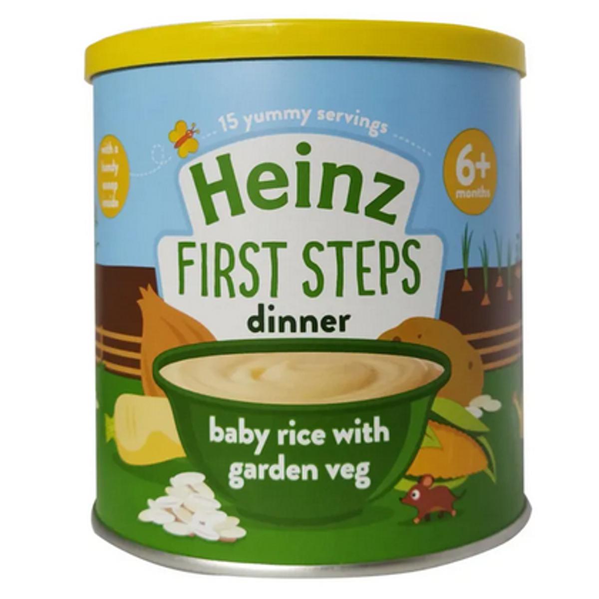 Picture of Heinz First Steps Dinner Baby Rice with Garden Veg 200gm 6 Months+