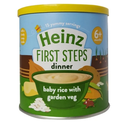 Picture of Heinz First Steps Dinner Baby Rice with Garden Veg 200gm 6 Months+