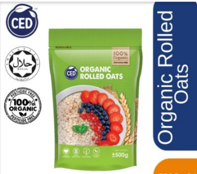Picture of CED ORGANIC ROLLED OATS 500gm