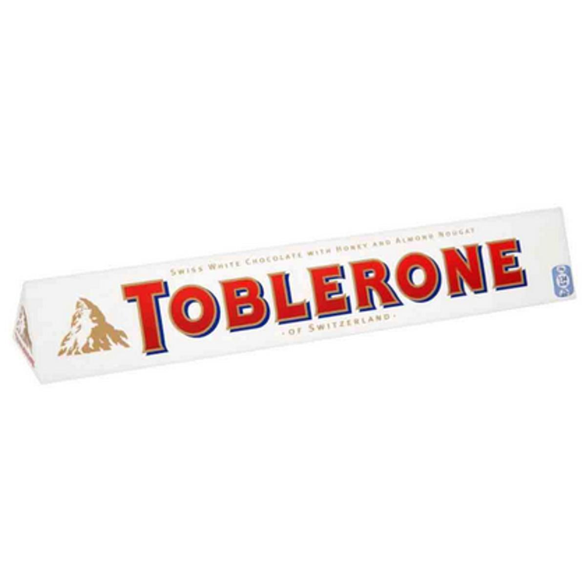 Picture of Toblerone White Chocolate 100g