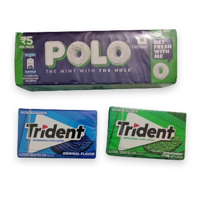 Picture of Trident Spare Mint Flavor (Sugar Free) Gum - 14 Sticks