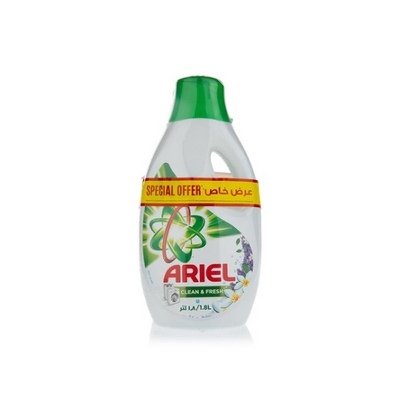 Picture of Ariel clean and fresh liquid detergent 1.8L