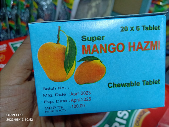 Picture of Super Mango Hazmi - 1Box (20x6=120Tablet)