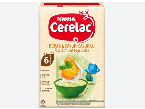 Picture of Cerelac Rice & Mixed Vegetables - 250gm (Malaysia)