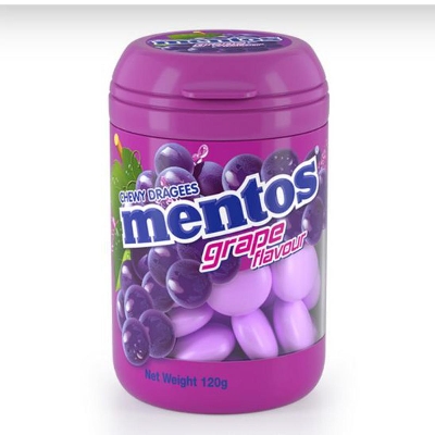 Picture of Mentos Bottle  Grape Flavours 120gm