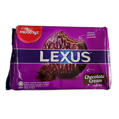 Picture of Munchy’s Lexus Choco Coated Chocolate Cream Biscuit 200gm