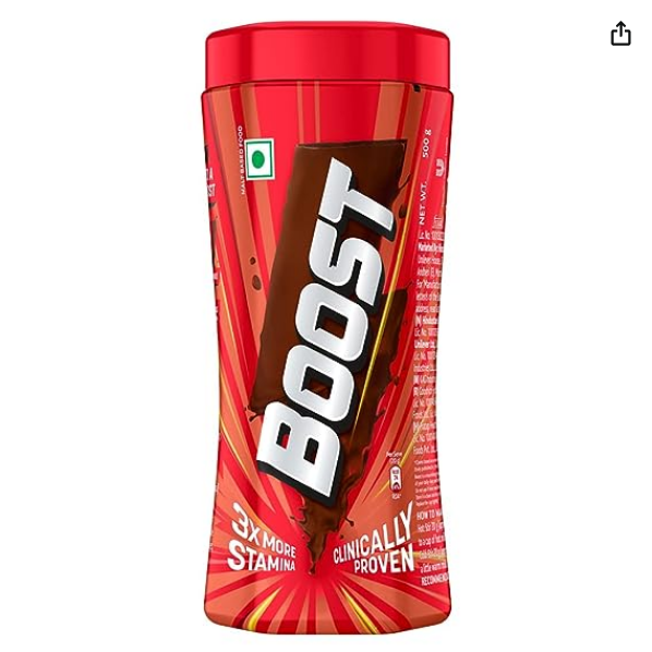 Picture of Boost Energy & Nutrition Drink Pet Jar, 500gm (india ,Dubai)