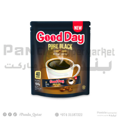 Picture of Good Day Pure Black Instant Coffee 40 Sticks x 2.5 grams(100gm)indonesia