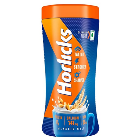 Picture of Nutrition Drink Jar - 500 g - Classic Malt - Clinically Proven to make kids Taller, Stronger, Sharper (indian)