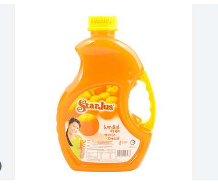 Picture of Starjus Cordial Orange 1 Ltr
