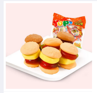 Picture of Yummy Yupi Gummy Burger - Pack 8X7gm - 56gm