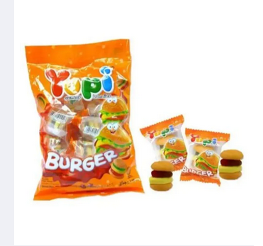 Picture of Yummy Yupi Gummy Burger - Pack 8X7gm - 56gm