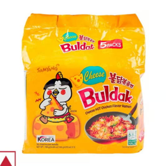 Picture of Buldak Cheese Hot Chicken Flavoured Instant Noodles 700gm(Korean)