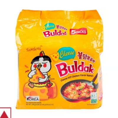 Picture of Buldak Cheese Hot Chicken Flavoured Instant Noodles 700gm(Korean)