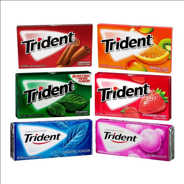 Picture of Trident Bubble Gum Combo Pack Of 6