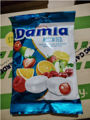 Picture of Tayas Damla Assorted Soft Candy 90 g Turkey