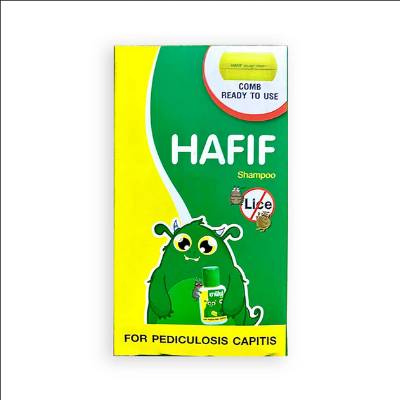 Picture of HAFIF Pediculosis Treatment (Anti Lice) Shampoo with Comb – 50 ml, Thailand